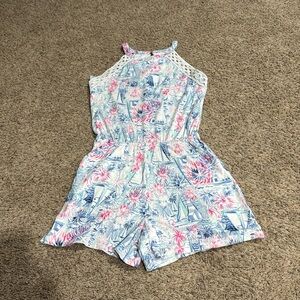 Lilly Pulitzer LaLa Romper-Sea to Shining Sea
